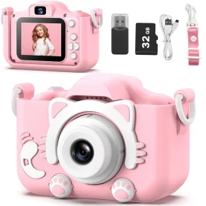 1080P HD Toddler Digital Video Camera with Silicone Case