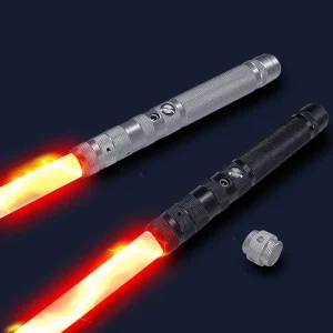 Light up Saber RGB 14 Colors Change USB Rechargeable Metal Handle